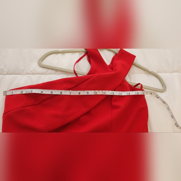 COPY - MELANIE LYNE MAXI RED DRESS SIZE 6 LIKE NEW! - Picture 7 of 16